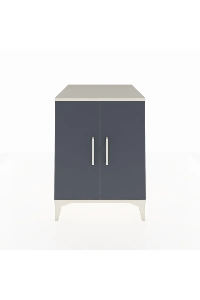 Kronos Komodin Tek Raflı 2 Kapaklı 60x59x80