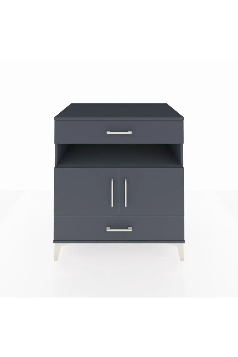 Kronos Şifonyer 2 Raflı 2 Çekmeceli 2 Kapaklı 88x59x96
