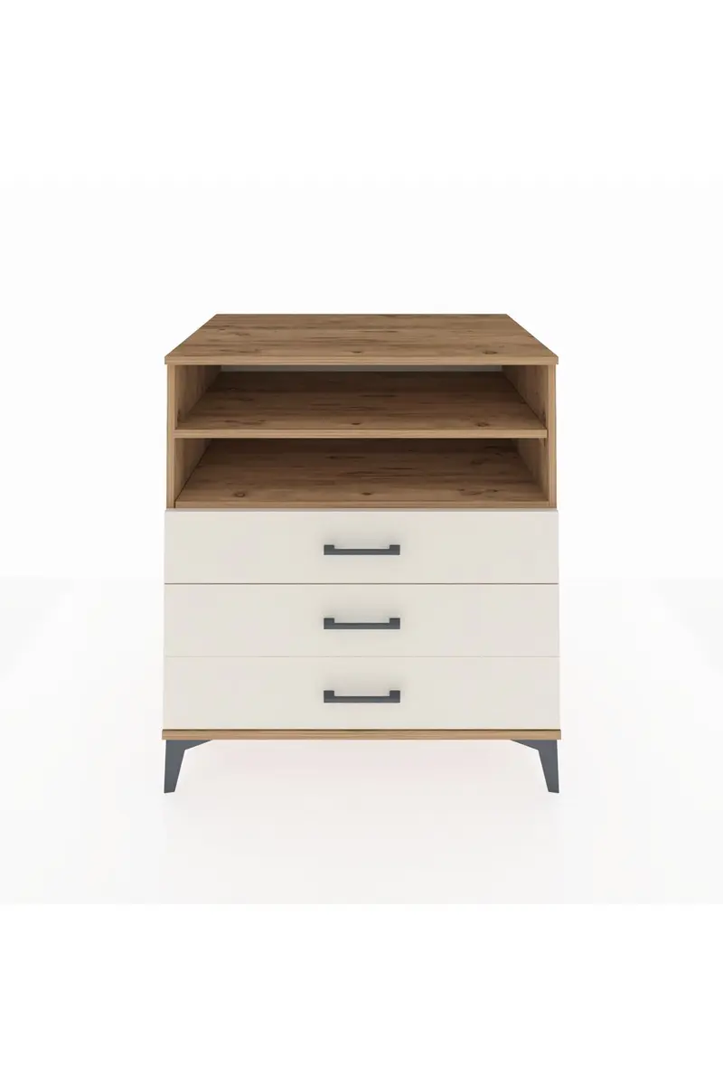 Kronos Şifonyer 2 Raflı 3 Çekmeceli 88x59x96