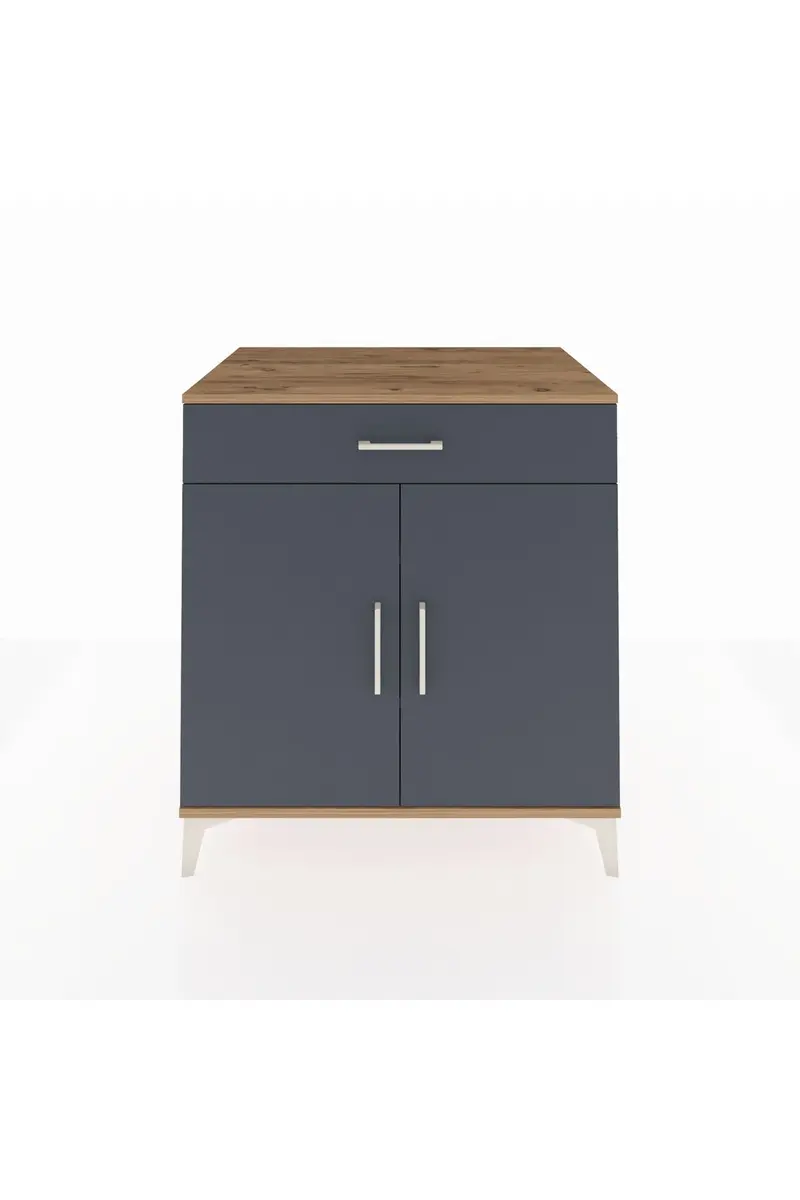 Kronos Şifonyer 2 Raflı Tek Çekmeceli 2 Kapaklı 88x59x96