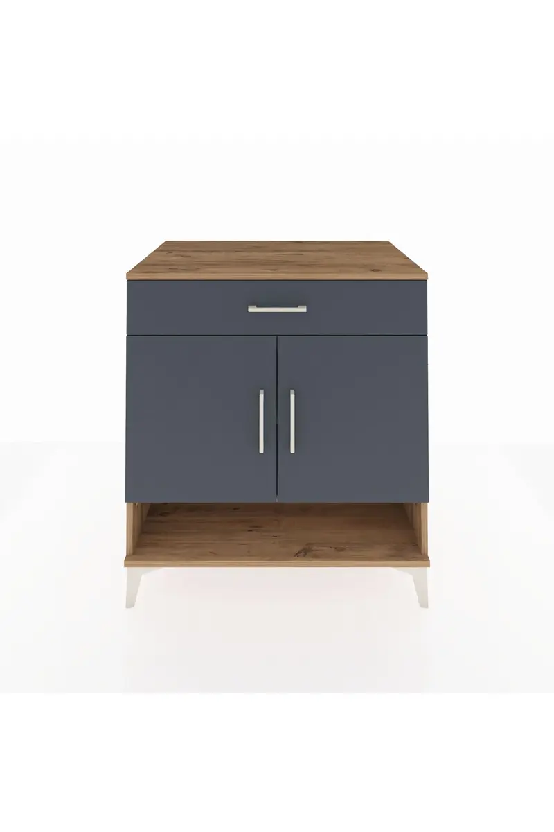 Kronos Şifonyer 2 Raflı Tek Çekmeceli 2 Kapaklı 88x59x96