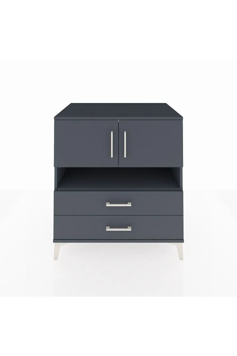 Kronos Şifonyer 3 Raflı 2 Çekmeceli 2 Kapaklı 88x59x96