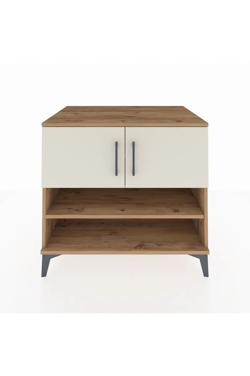 Kronos Şifonyer 3 Raflı 2 Kapaklı 88x59x80