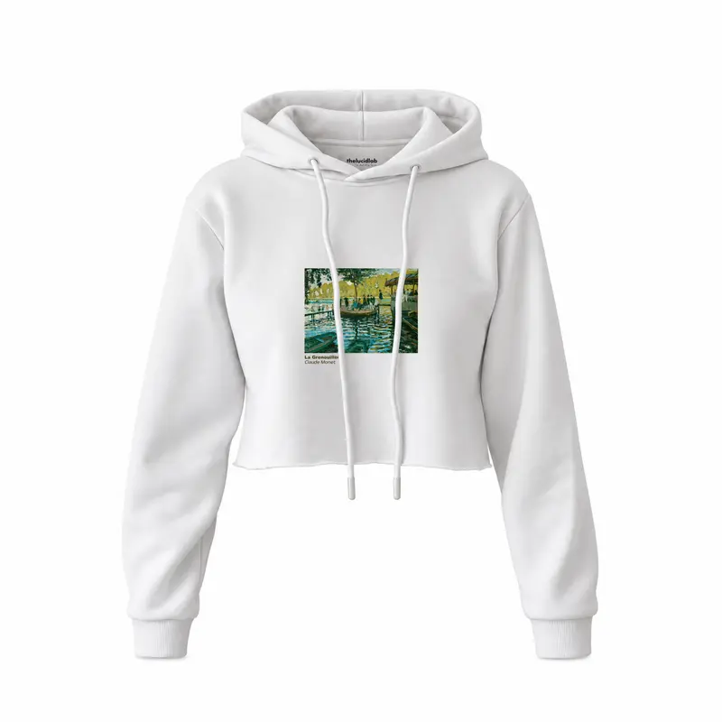 La Grenouillère Crop Hoodie