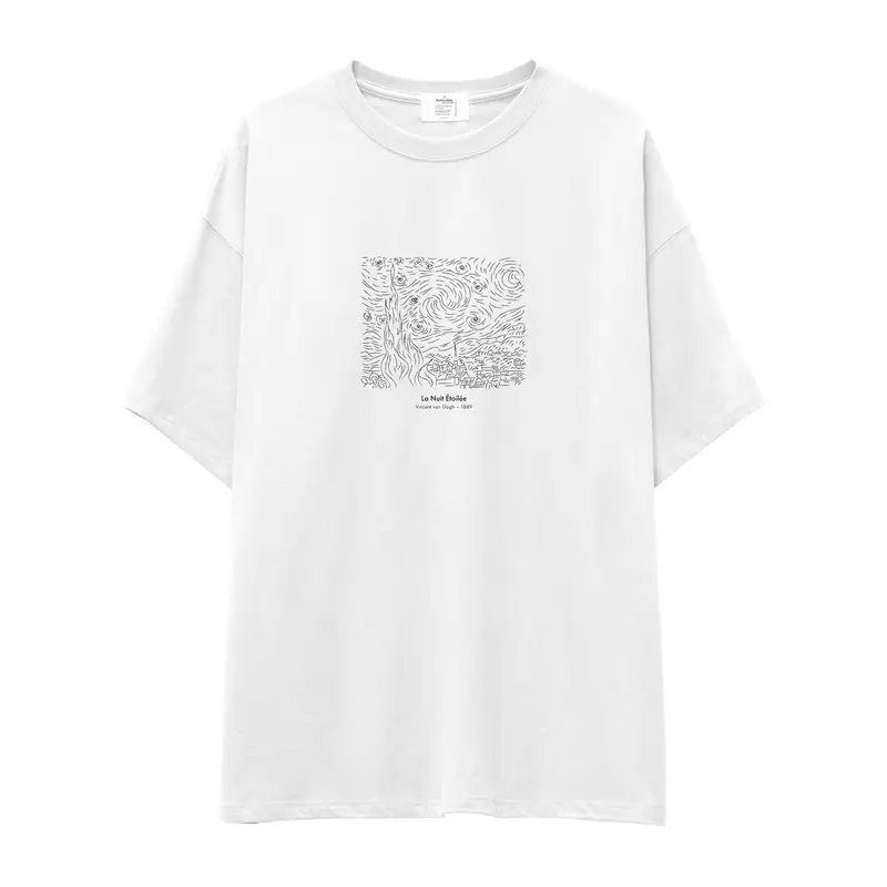 La Nuit étoilée Oversize Tişört