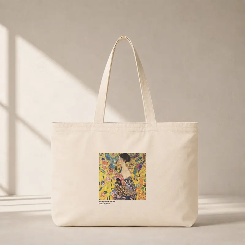 Lady with a Fan Club Tote Bag
