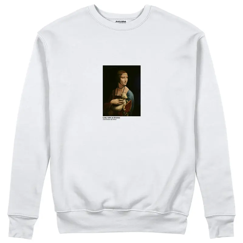 Lady with an Ermine Sweatshirt