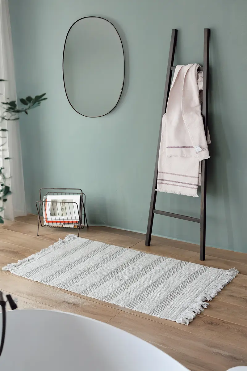 Lampetie | Balena Tekli Banyo Paspası 70x120 Gri