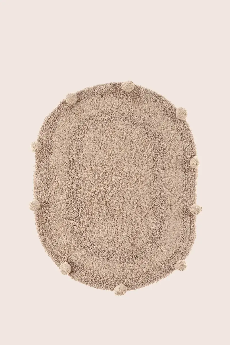 Lampetie | Eris Tekli Banyo Paspası 45x60 Kahverengi