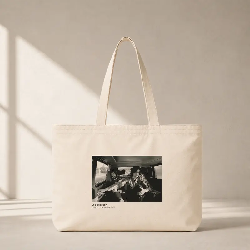 Led Zeppelin Limo Los Angeles 1971 Club Tote Bag