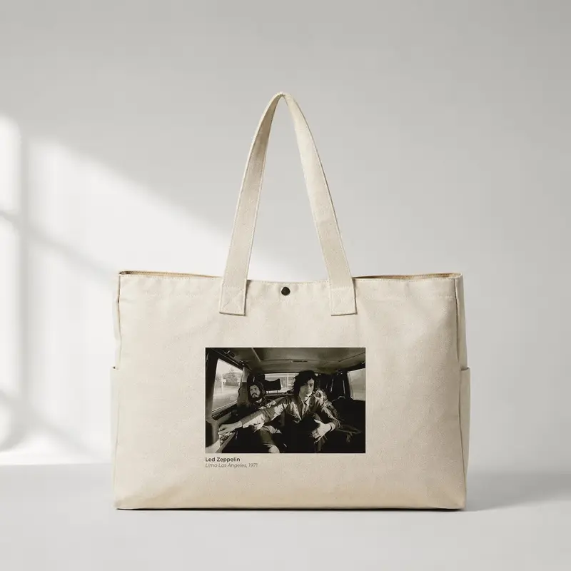 Led Zeppelin Limo Los Angeles 1971 Daily Tote Bag