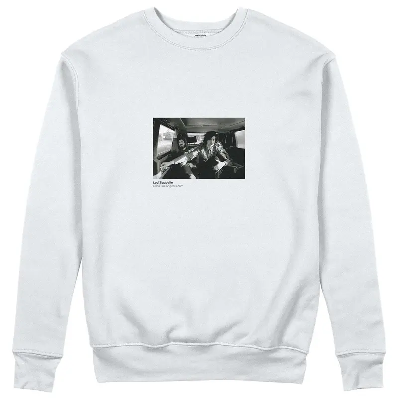 Led Zeppelin Limo Los Angeles 1971 Sweatshirt