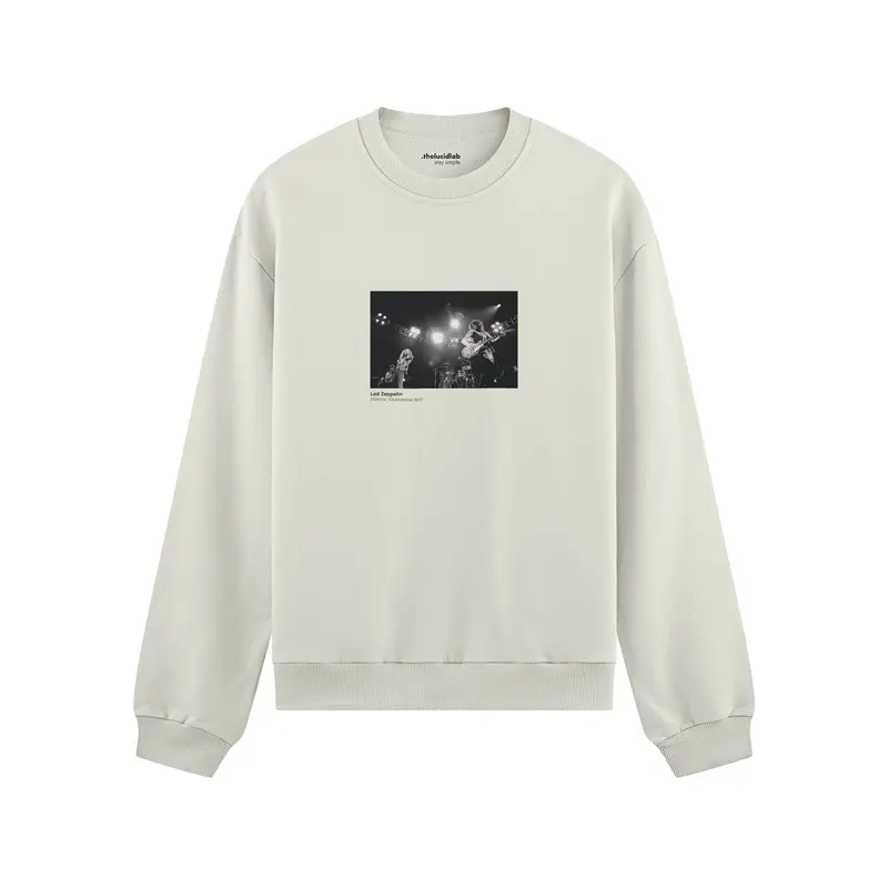 Led Zeppelin Pontiac Silverdome 1977 Oversize Sweatshirt