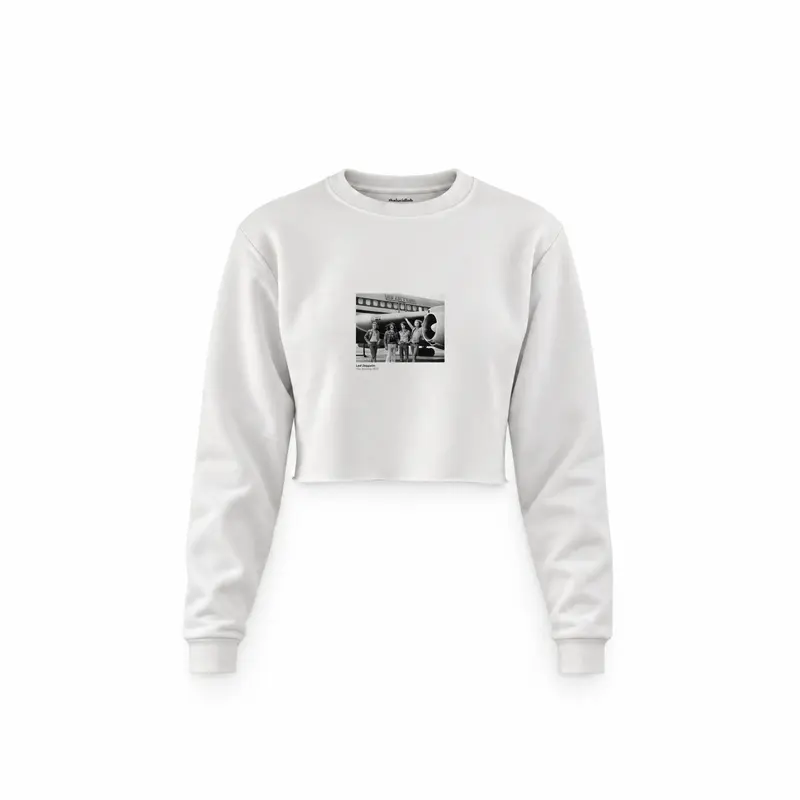 Led Zeppelin The Starship Crop Sweatshirt
