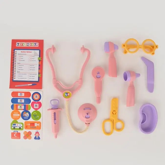 Let's Be Child Çantalı Doktor Seti Kırmızı