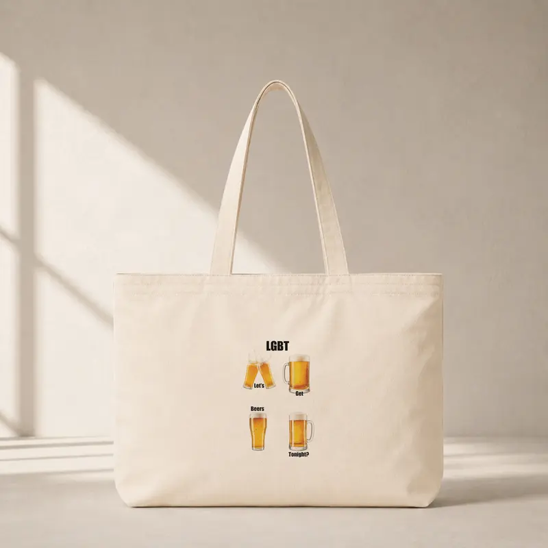 Lets Get Beers Tonight Club Tote Bag