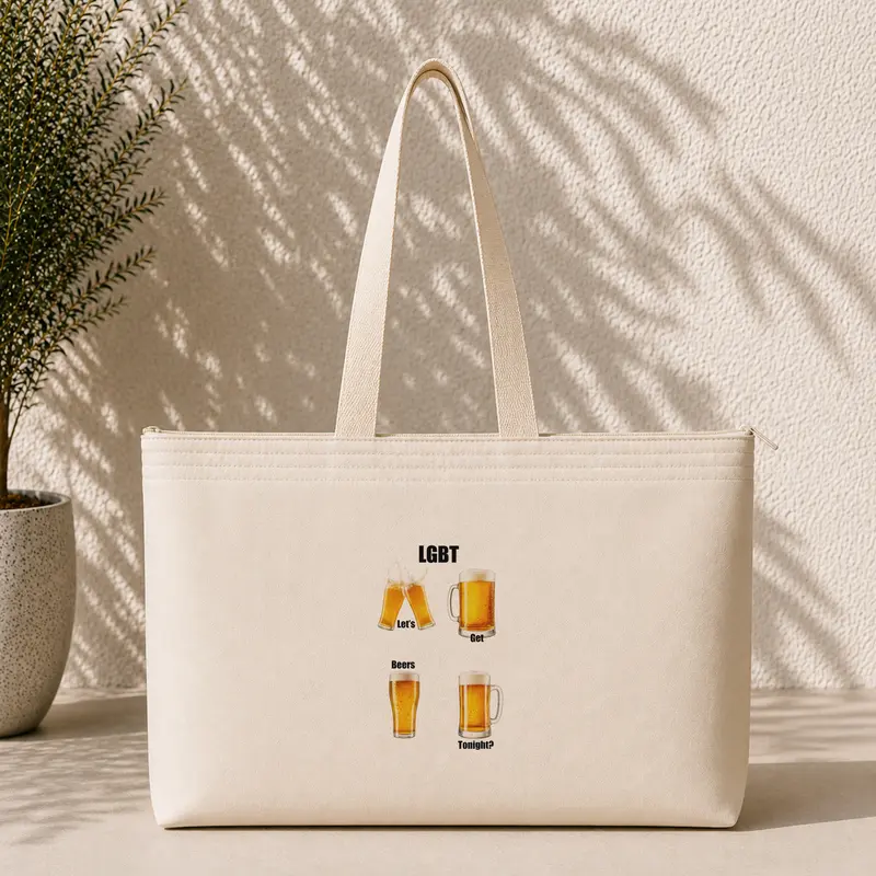 Lets Get Beers Tonight Weekend Tote Bag