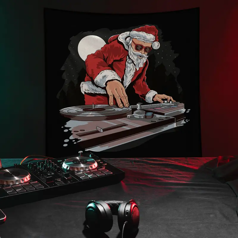 Let's Party (Santa) Duvar Örtüsü