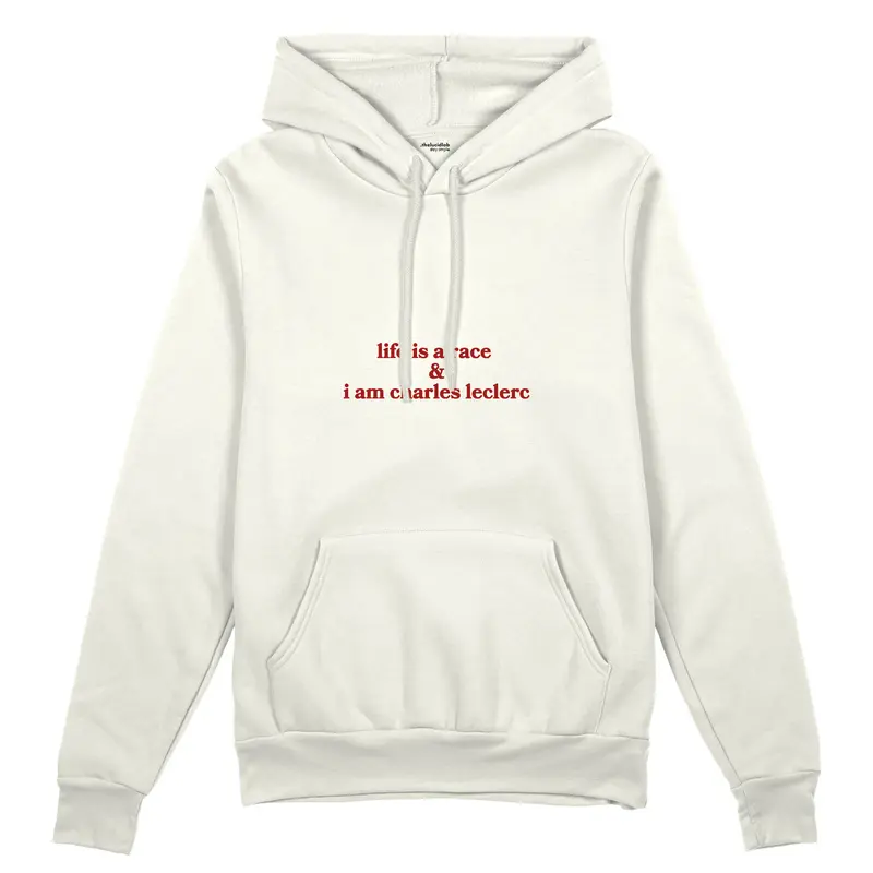 Life Is A Race Oversize Hoodie