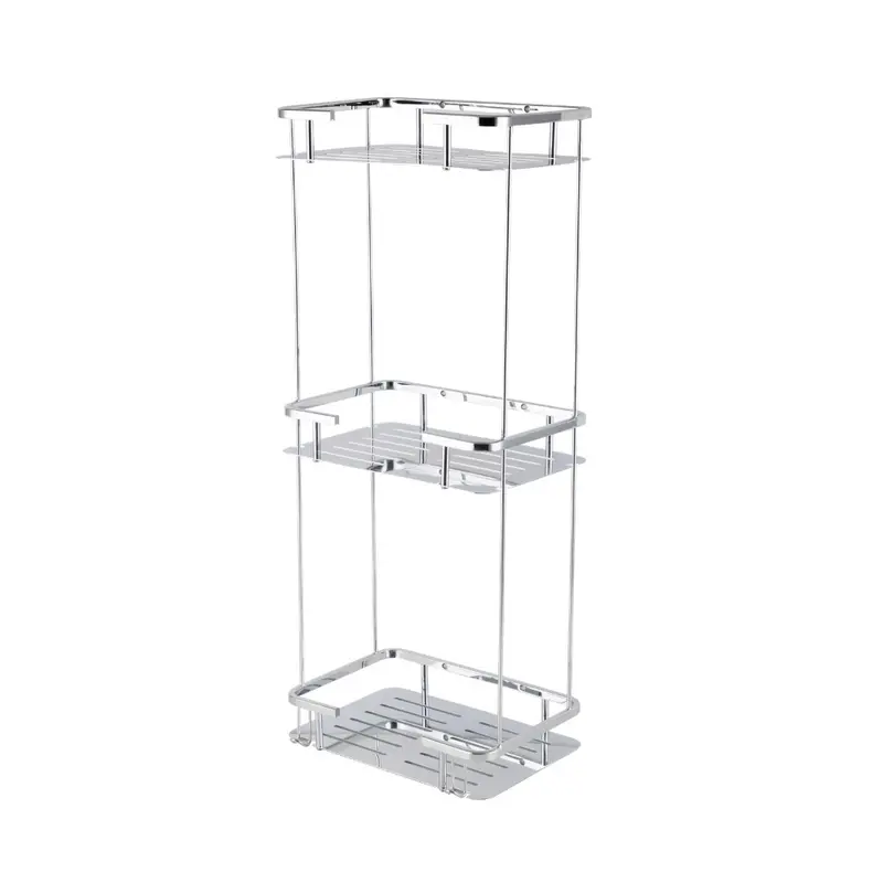Line Duş Malzemelik/şampuanlık Üçlü150x220 Krom