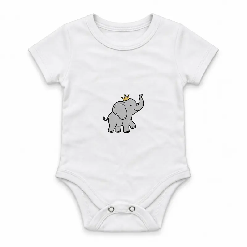 Little Elephant Çıtçıtlı Body