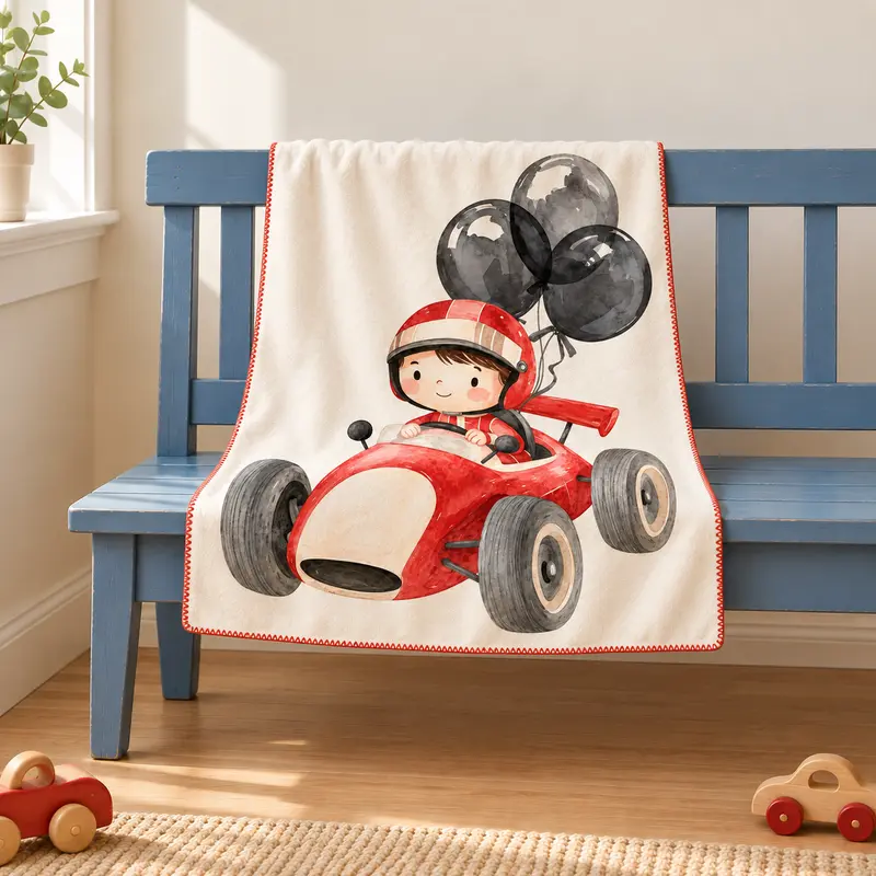 Little Racer Polar Bebek Battaniyesi