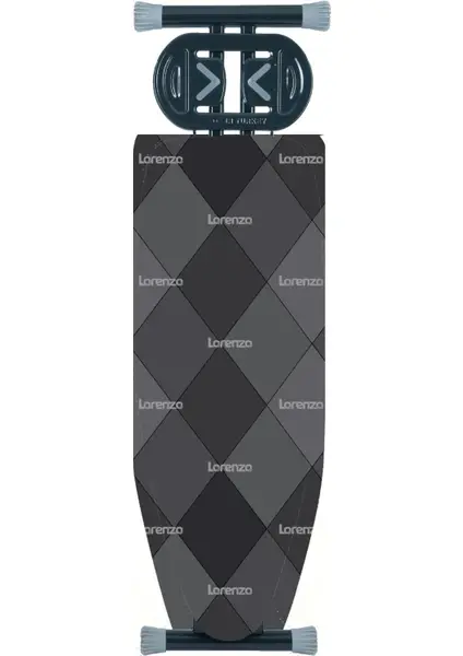 Lorenzo Truva 45x126 cm Ütü Masası Gri Geometrik Desenli