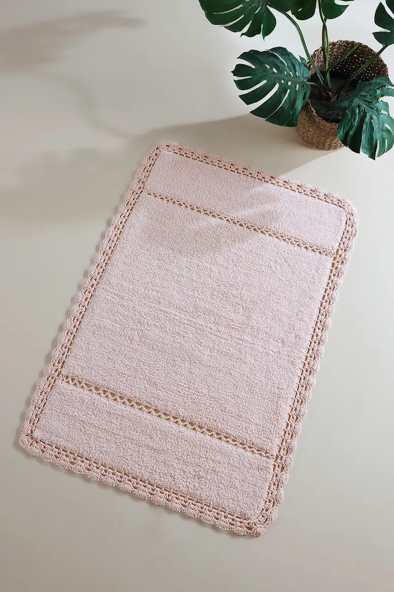 Lorinda Tekli Banyo Paspası %100 Pamuk 70x110