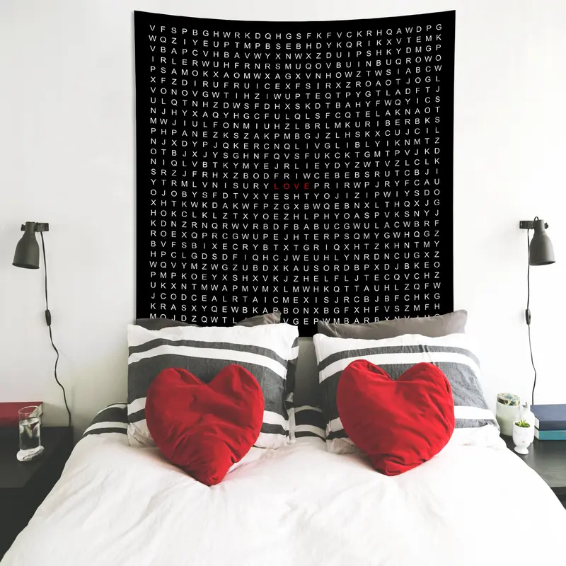 Love Puzzle Duvar Örtüsü