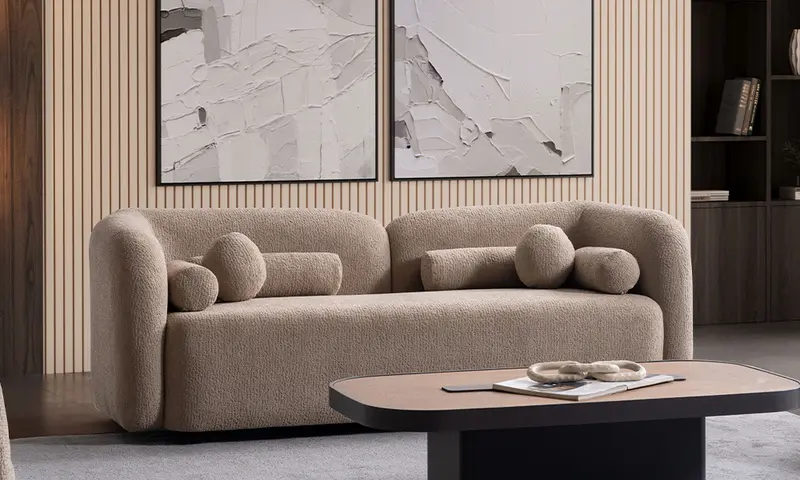 Luna Modern Üçlü Koltuk
