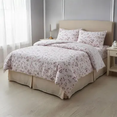 Lux Pazen Mini Çiçekli Çift Kişilik Nevresim Takımı