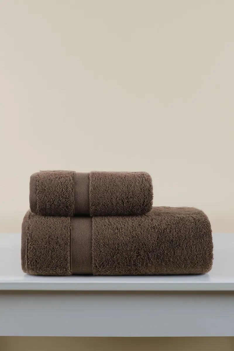Luxe Setli Havlu Kahverengi