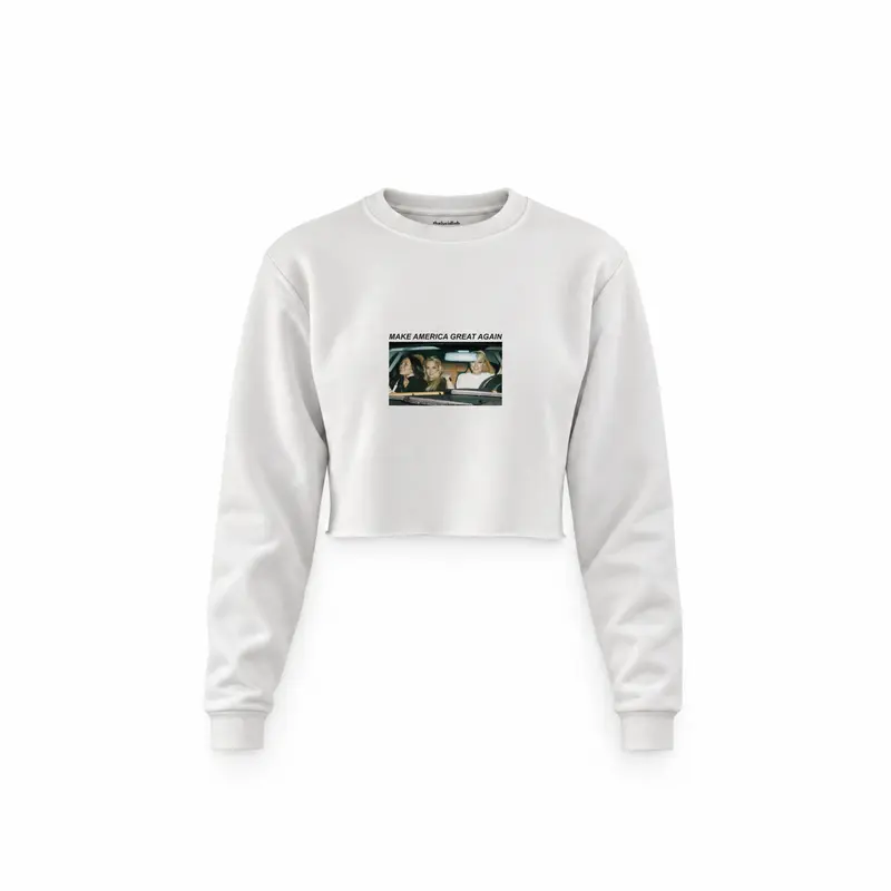 Make America Great Again Crop Sweatshirt