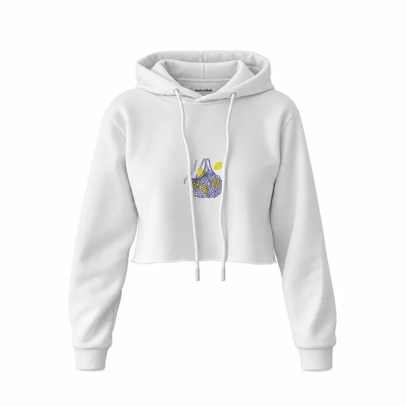Make Some Lemonade Crop Hoodie