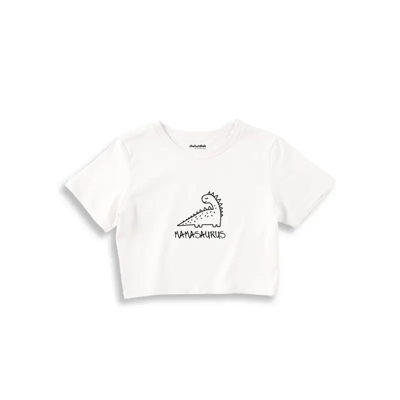 Mamasaurus Crop Tişört