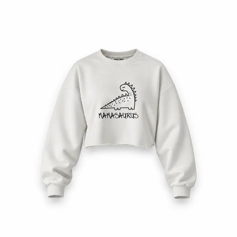Mamasaurus Oversize Crop Sweatshirt