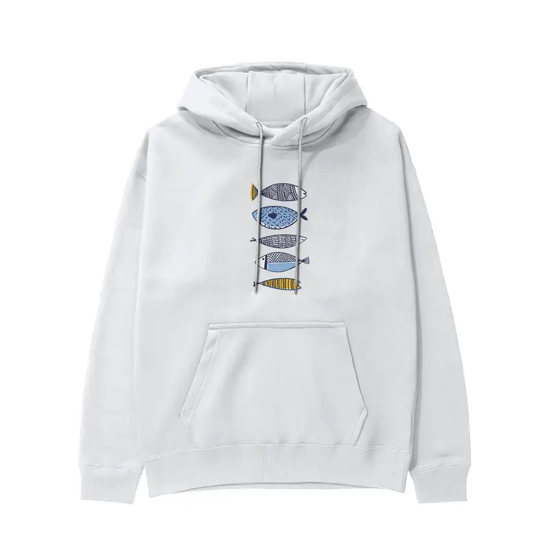 Marine Pattern Study Hoodie