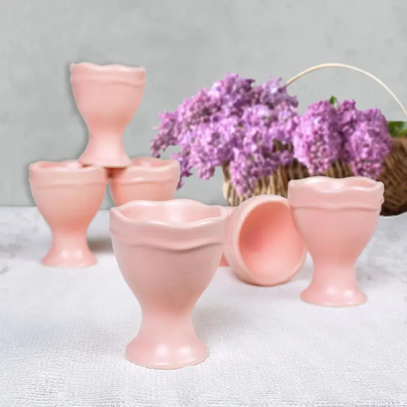 Mat Açık Pembe Juliet Yumurtalık 7cm 6 Adet