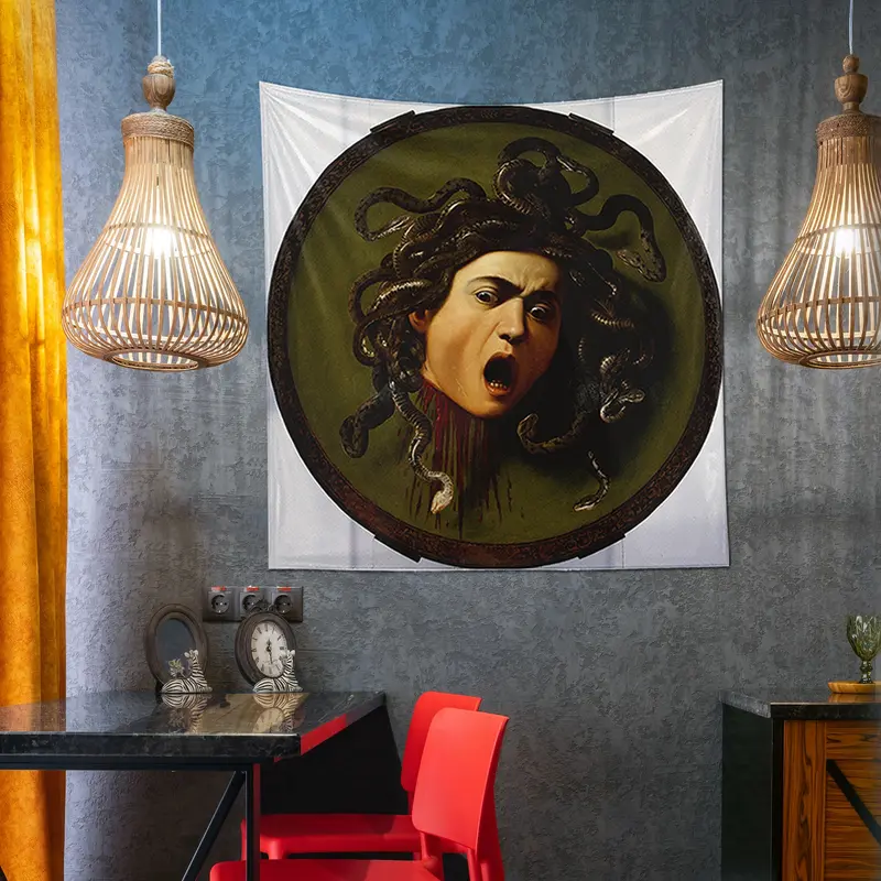 Medusa Tablosu Duvar Örtüsü
