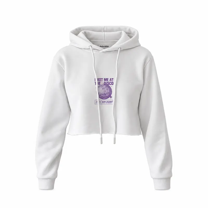 Meet Me At The Disco Crop Hoodie