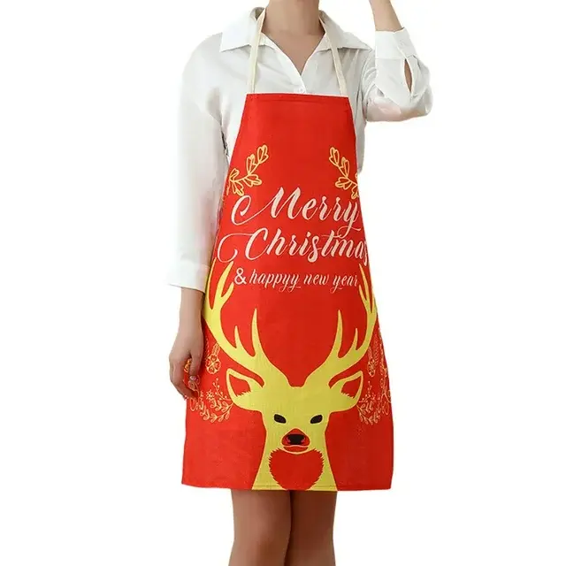 Merry Cristmas Temalı Mutfak Önlüğü 70x55 cm