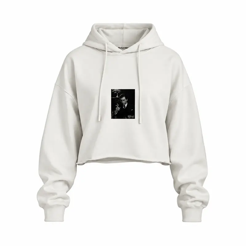 Michael Corleone Oversize Crop Hoodie