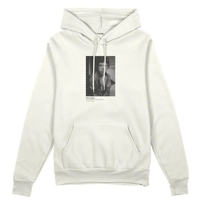 Mick Jagger backstage at the Palladium London 1967 Oversize Hoodie