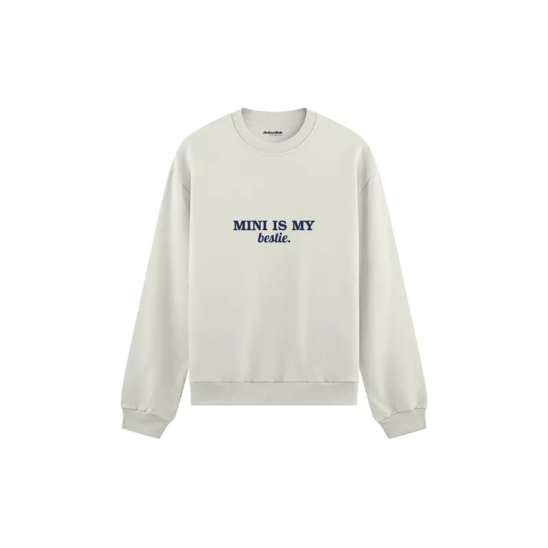 Mini Is My Bestie Oversize Sweatshirt