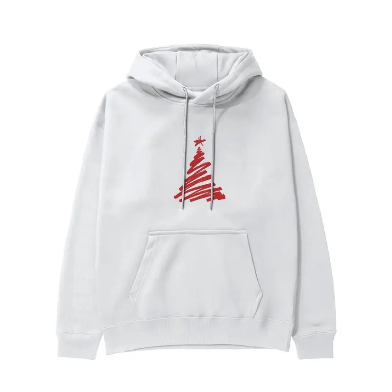 Minimal Christmas Tree Hoodie