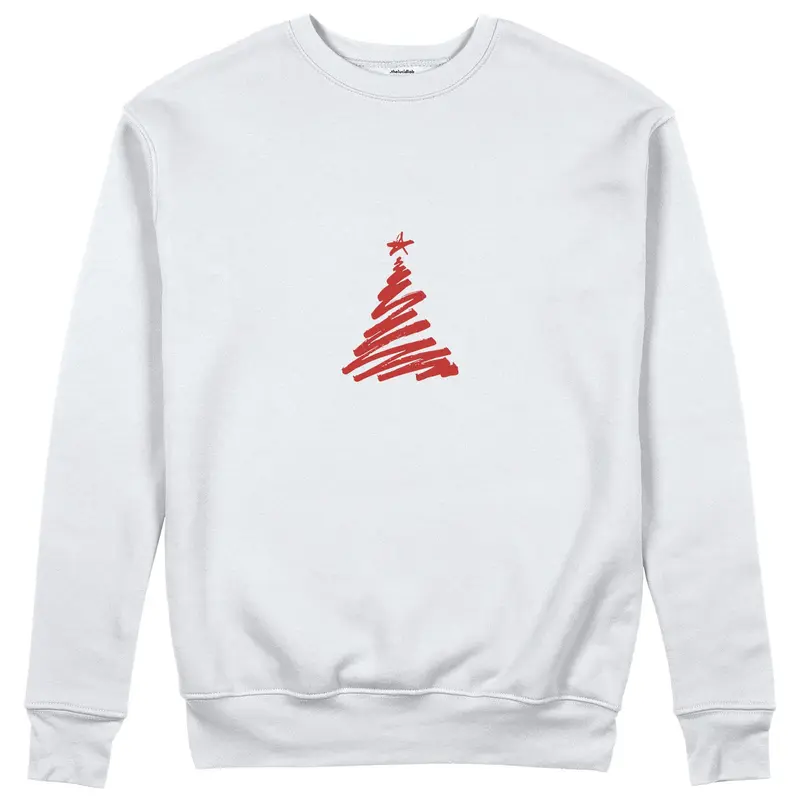 Minimal Christmas Tree Sweatshirt