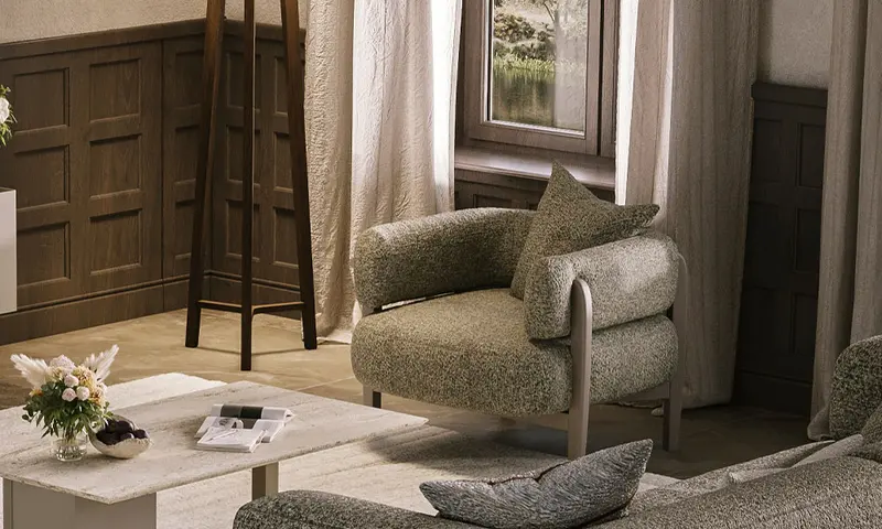 Mocha Modern Berjer