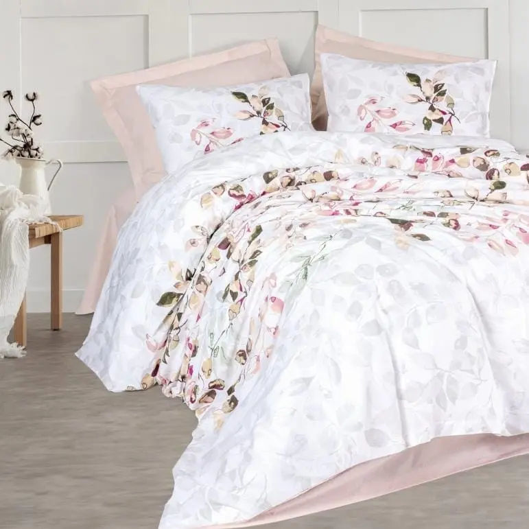 Modeline Ranforce Nevresim Takımı Çift Kişilik Brice Bej