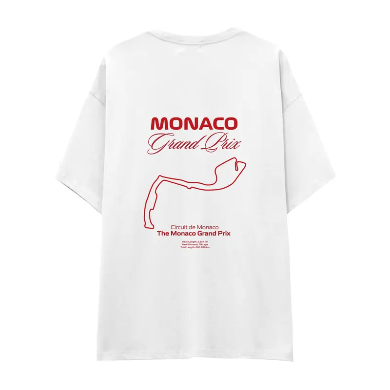 Monaco Grand Prix Oversize Tişört