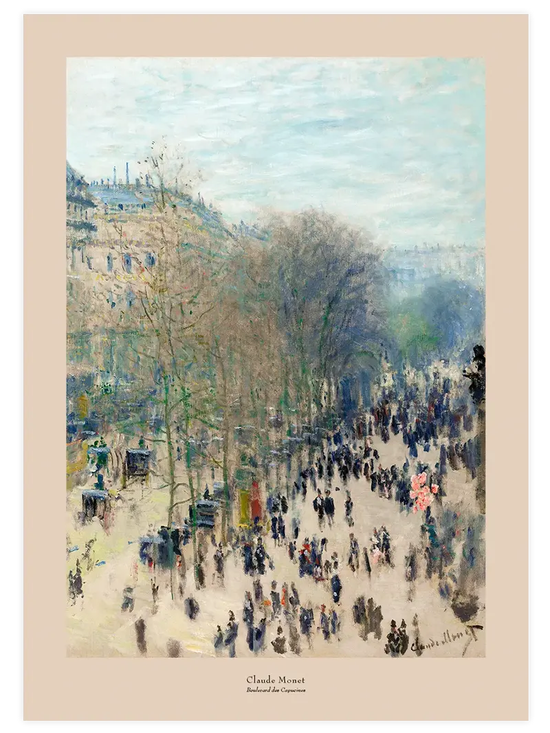 Monet Boulevard des Capucines - Art Print